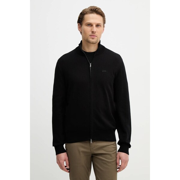 Bavlnený kardigán BOSS Upalano-L 67185903