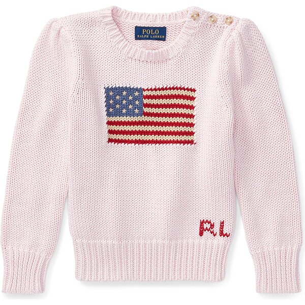 Polo Ralph Lauren Sveter námornícka modrá / hnedá / ružová / červená 63430270