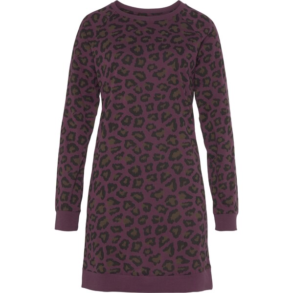 VIVANCE Nočná košieľka hnedá / fialová / čierna 67178229