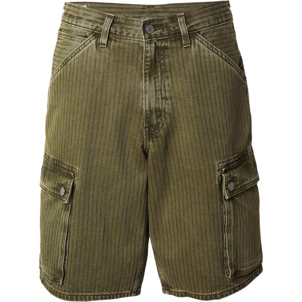 LEVIS Rifľové kapsáče olivová 67178564