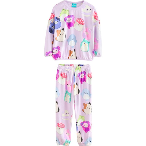 Next Pyžamo pastelovo modrá / pastelovo fialová / červená / prírodná 67178618