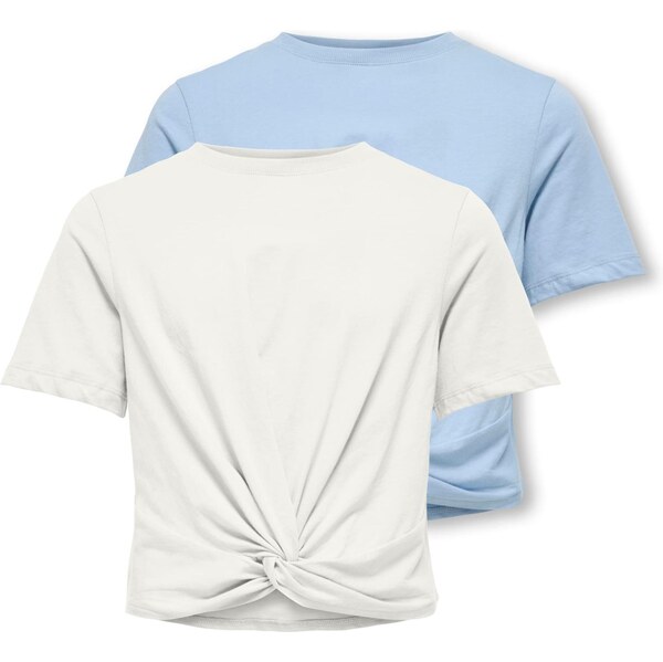 ONLY GIRLS Tričko KOGREX svetlomodrá / biela 67178694