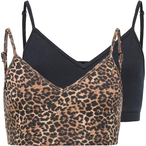 ONLY GIRLS Podprsenka KOGLOLA béžová / hnedá / čierna 67178701