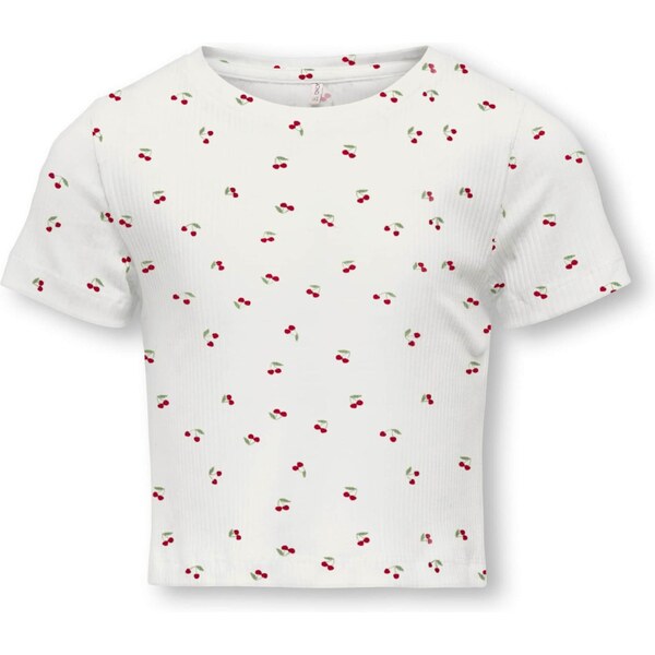 ONLY GIRLS Tričko KOGBELLA pastelovo zelená / červená / biela 67178696