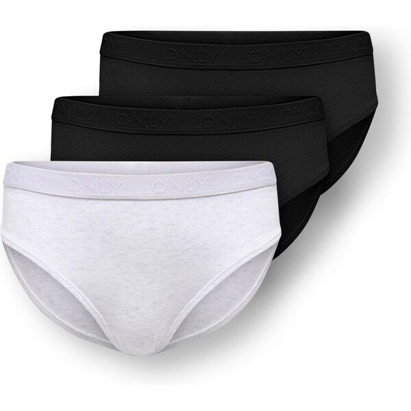 ONLY GIRLS Nohavičky KOGLOLA svetlosivá / čierna 67178720