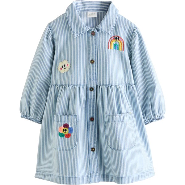 Next Šaty svetlomodrá / žltá / červená / biela 67178781