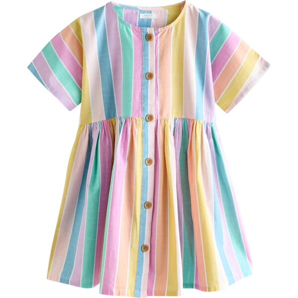 Next Šaty azúrová / svetlomodrá / svetlooranžová / ružová / ružová / 67178885