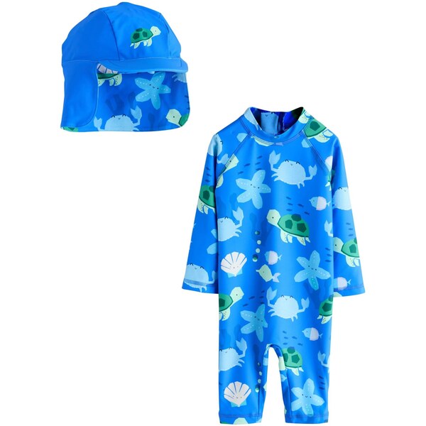 Next Športové plavky modrá / svetlomodrá / zelená 67178944