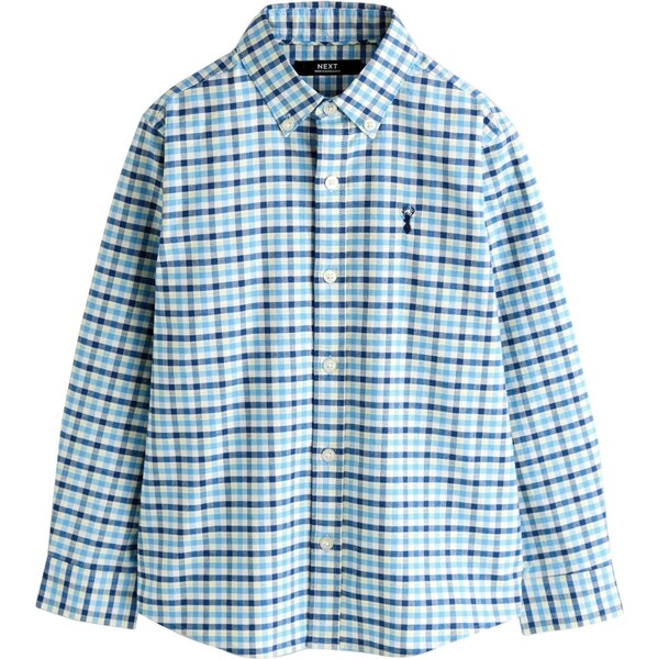 Next Košeľa námornícka modrá / azúrová / biela 67179018
