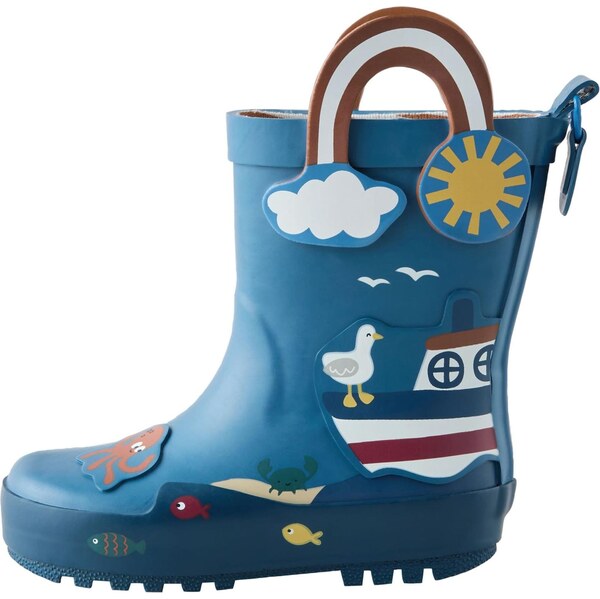 Next Gumáky modrá / žltá / červená / biela 67179094