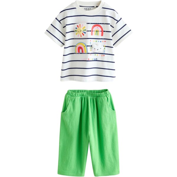 Next Set námornícka modrá / žltá / zelená / biela 67179103