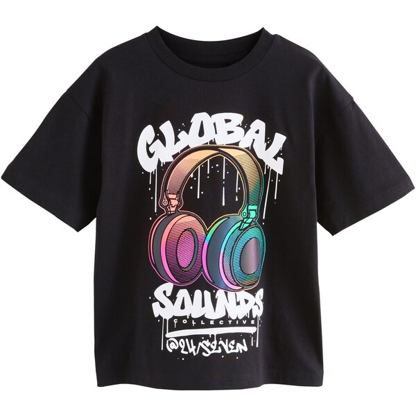 Next Tričko modrá / ružová / čierna / biela 67179120