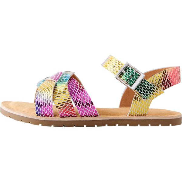 Next Sandále modrá / žltá / zelená / ružová 67220588