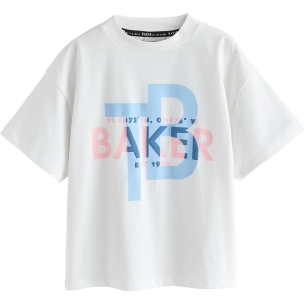 Baker by Ted Baker Tričko enciánová / pastelovo modrá / staroružová / 67179305