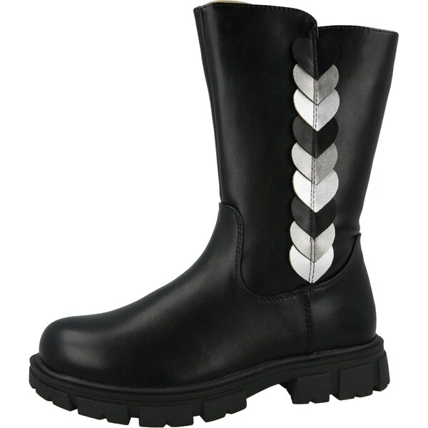 ABOUT YOU Čižmy Jasmine sivá / svetlosivá / čierna 67179790