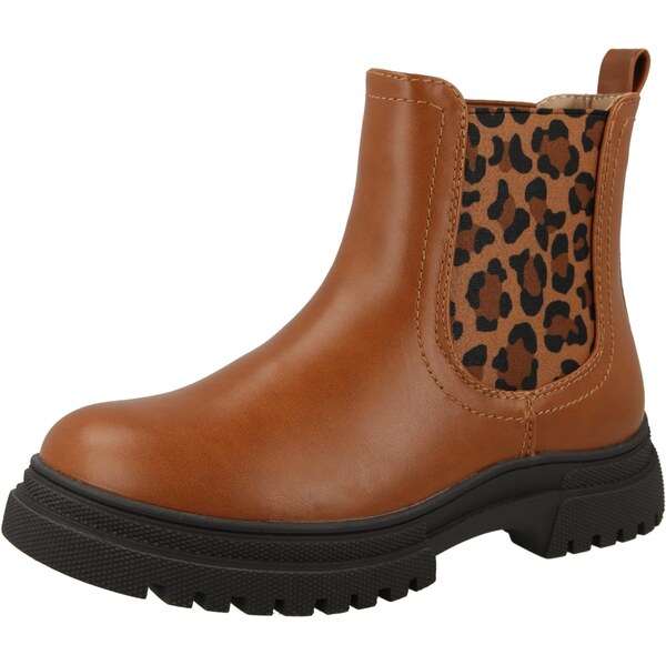 ABOUT YOU Čižmy Abby koňaková / čierna 67179786