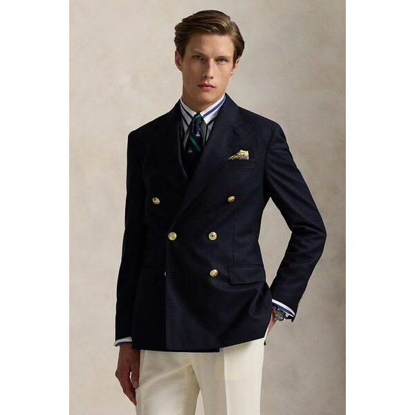 Vlnené sako Polo Ralph Lauren 61696552