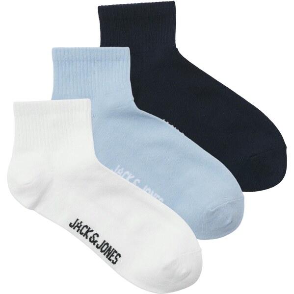 JACK & JONES Ponožky JACNATE námornícka modrá / svetlomodrá / biela 67183264