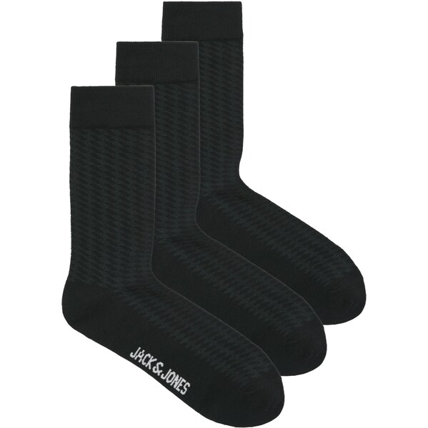 JACK & JONES Ponožky JACDIAMOND antracitová / čierna / biela 67183266