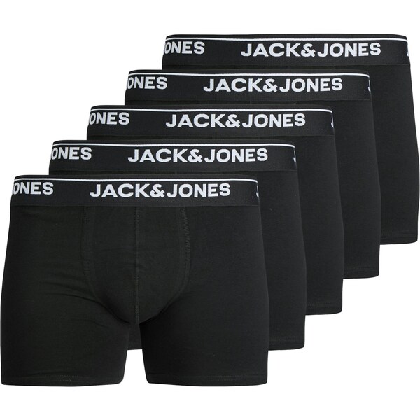 JACK & JONES Boxerky JACHENRY čierna / biela 67183280