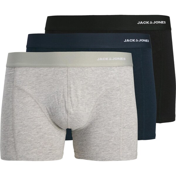 JACK & JONES Boxerky JACGABRIEL námornícka modrá / sivá melírovaná / 67183283