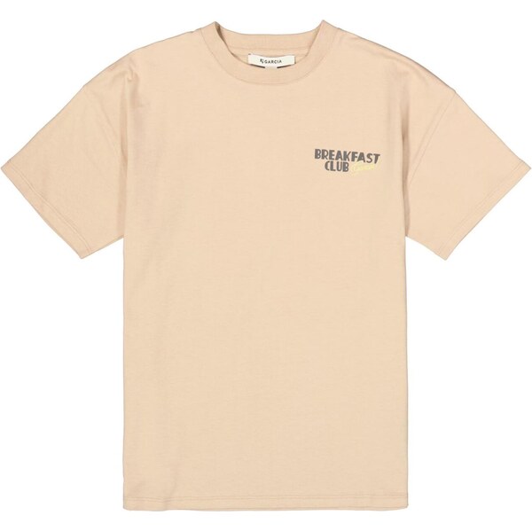 GARCIA Tričko béžová / námornícka modrá / biela 67183737