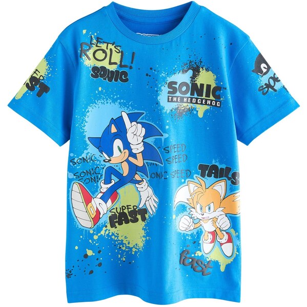 Next Tričko Sonic modrá / tmavomodrá / žltá / čierna 67183751