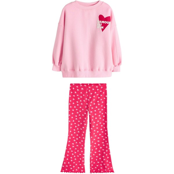 Next Set ružová / ružová / biela 67183782