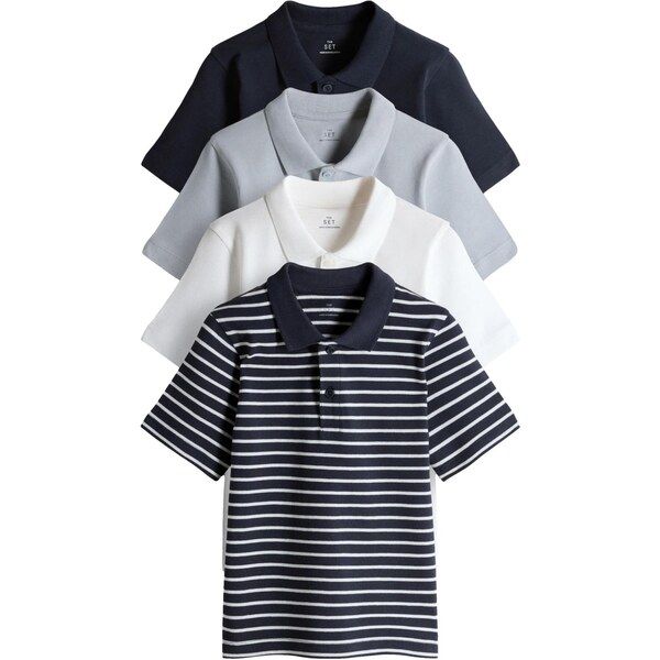 The Set Tričko námornícka modrá / pastelovo modrá / biela 67183784