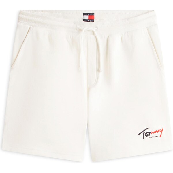 Tommy Jeans Nohavice červená / čierna / biela 67183870