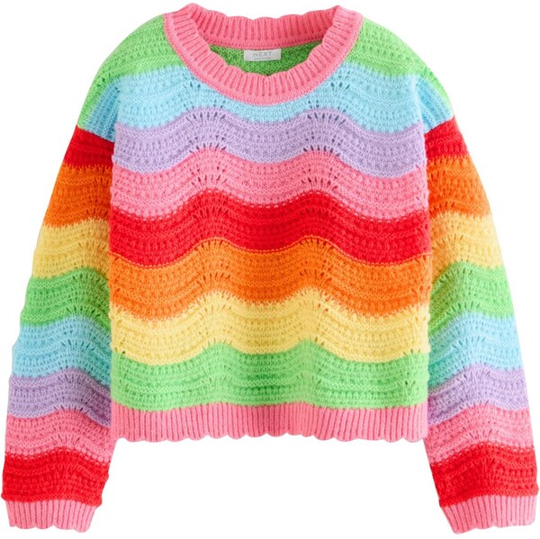 Next Sveter levanduľová / oranžová / ružová / červená 67183952