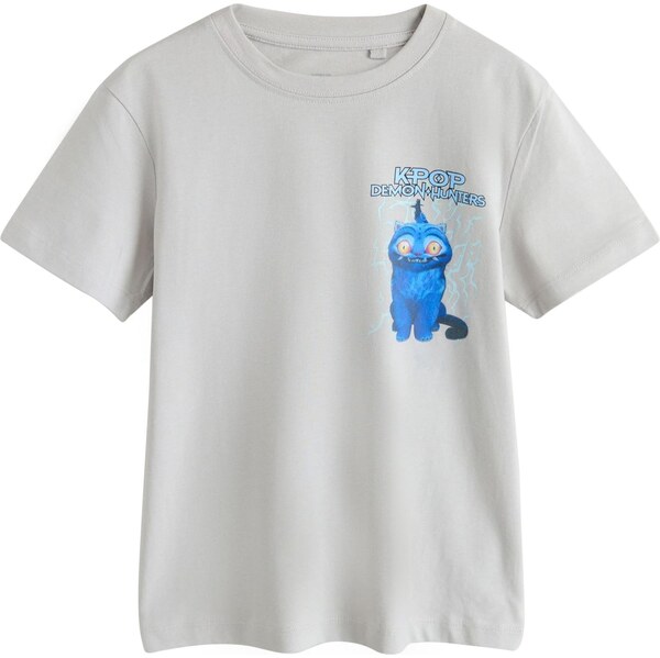 Next Tričko Kpop Demon Hunters modrá / azúrová / žltá / svetlosivá 67184001