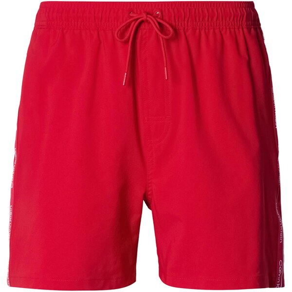 Calvin Klein Swimwear Plavecké šortky červená / biela 67184140