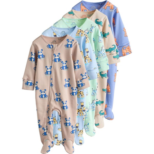 Next Pyžamo béžová / modrá / svetlomodrá / pastelovo zelená 67184178