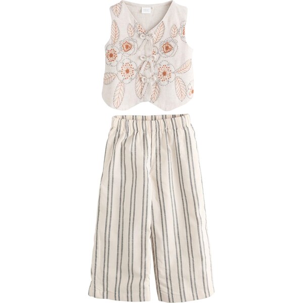 Next Set béžová / sivá / oranžová 67184163