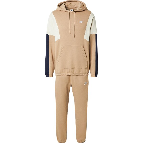 Nike Sportswear Joggingová súprava CLUB FLEECE béžová / slonová kosť / 67184522