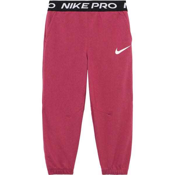 Nike Sportswear Nohavice PRO ružová / čierna / biela 67186320