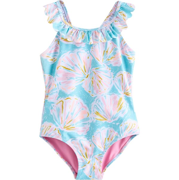 Next Jednodielne plavky svetlomodrá / horčicová / ružová / biela 67186400