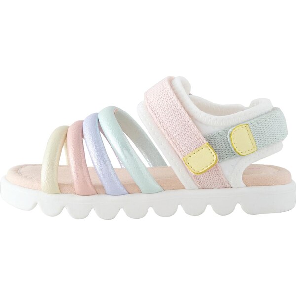 Next Sandále modrosivá / mätová / rosé / šedobiela 67186448