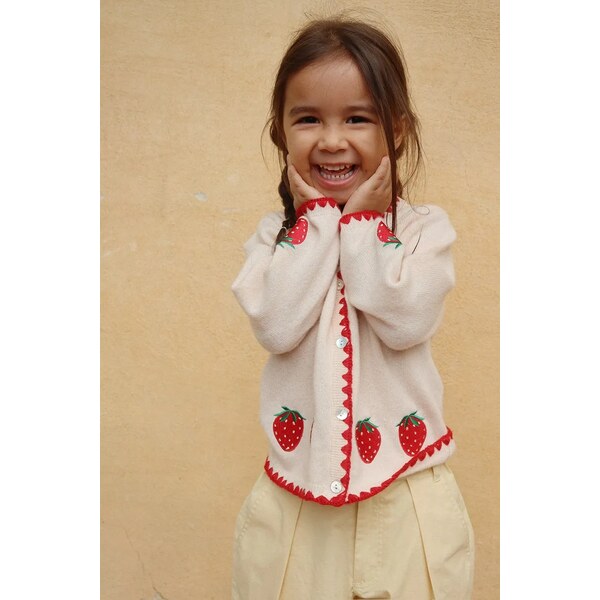 Detský vlnený kardigan Konges Sløjd COLLETTE CARDIGAN 67189153