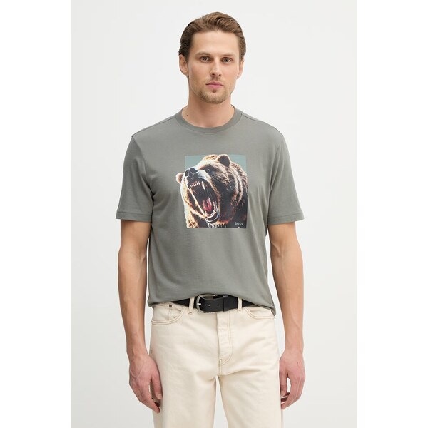 Bavlnené tričko BOSS Orange Te_Dobermann 67190552