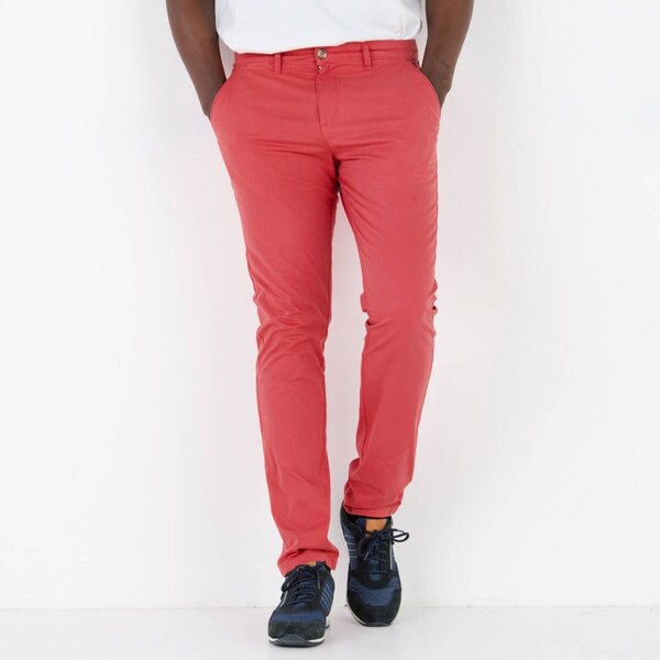 Chino nohavice zo strečového kepru a s tvarovaným pásom, špeciálne pre 62039346