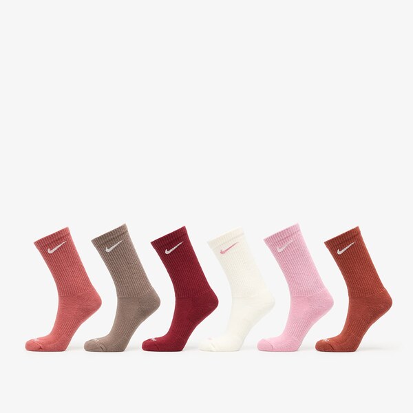 Nike Everyday Plus Cushioned Training Crew Socks 6-Pack Multi Color L 67201164