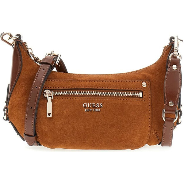 Guess Dámska kožená crossbody kabelka Banana Bag HWSG9501720-COG 67201259