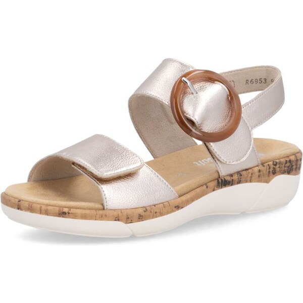 RIEKER Dámske sandále REMONTE R6853-93 ružová S6 67201275