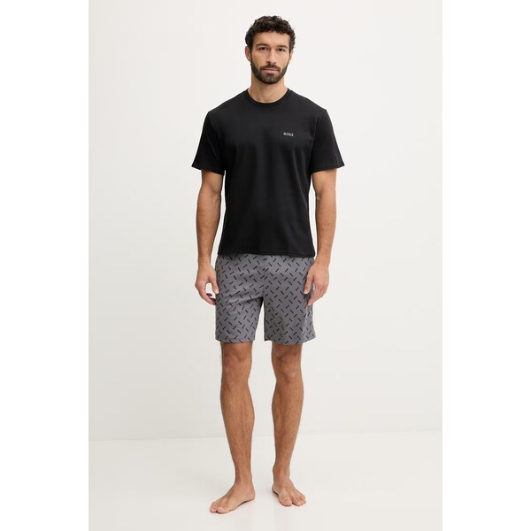 Bavlnené pyžamo BOSS Relax Short Set 67215936