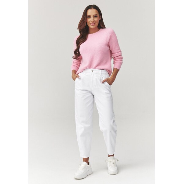 Makadamia Dámske džínsy s vysokým pásom C31 | biela C31 67214332