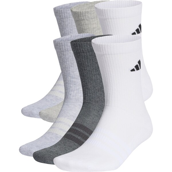 ADIDAS PERFORMANCE Športové ponožky CUSHIONED CREW 6 PAIR PACK 67220144