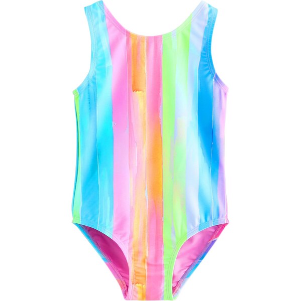 Next Jednodielne plavky modrá / azúrová / oranžová / ružová 67220199