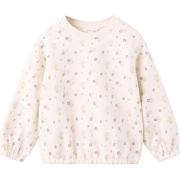 MANGO KIDS Mikina svetlobéžová / kapučíno / svetlohnedá / tmavohnedá 67220290